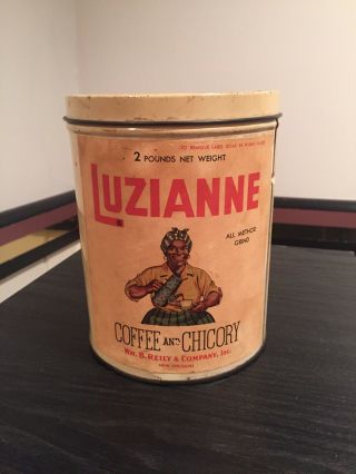 Luzianne Coffee And Chicory Tin Wm B.  Reily & Co Orleans