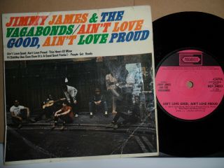 Jimmy James The Vagabonds.  Rare Northern Soul.  Piccadilly.  Ep.  7 " Vinyl.  45 Rpm