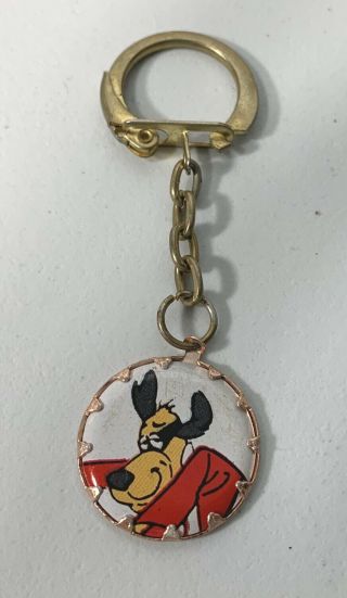 Hanna Barbera Hong Kong Phooey Keychain Vintage Souvenir