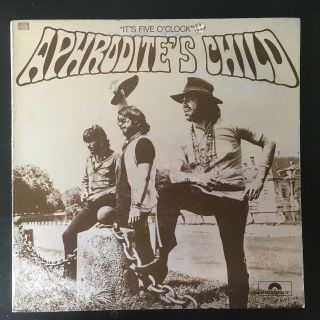 Aphrodite’s Child It’s Five O’clock Uk 1st A1/b1 Polydor 2384 - 005 Vinyl Lp