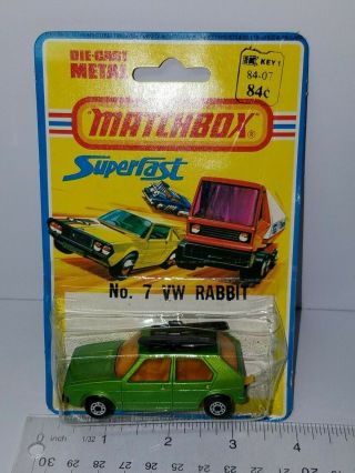 Vintage Matchbox Volkswagen Rabbit No.  7