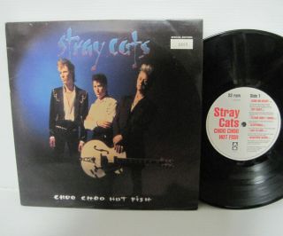 Stray Cats - Choo Choo Hot Fish 10 " 1992 Us Orig Ltd Numbered Brian Setzer Lp