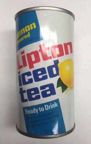 Vintage Lipton Iced Tea (12oz) Can 1970’s (empty) - Chicago,  Il