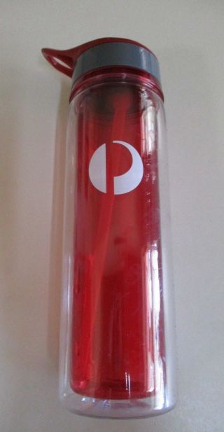Australia Post Branded - Insulated Plastic Drink Bottle - Red & White With Logo