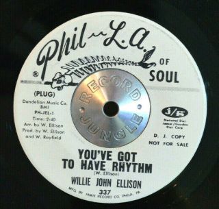 Funk Soul 45 - Willie John Ellison - You 