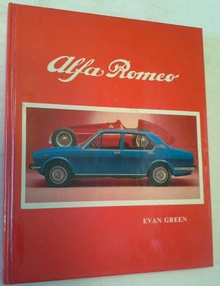 Alfa Romeo Hardcover By Evan Green