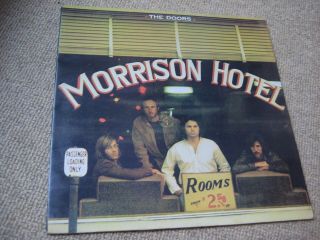 The Doors Morrison Hotel Lp Elektra Uk 1st Press [ex/ex] - Audio