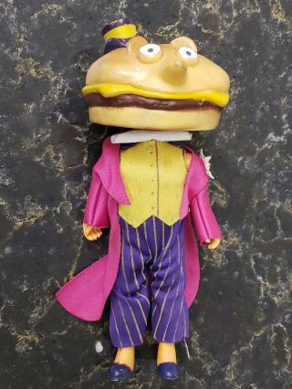 Vintage 1976 Remco Mcdonalds Mayor Mccheese Action Figure,  Bobble Head Doll