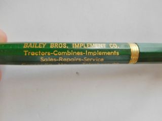 Vintage John Deere Mechanical Pencil Baily Bros.  Concordia MO Early 4 Leg Deere 6