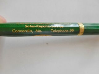 Vintage John Deere Mechanical Pencil Baily Bros.  Concordia MO Early 4 Leg Deere 7