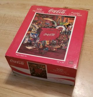 5 Different Coca - Cola 500 Piece Puzzles & 5