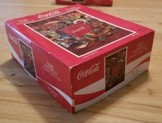 5 Different Coca - Cola 500 Piece Puzzles & 6