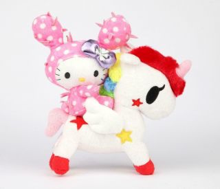 Authentic Sanrio Authentic Hello Kitty Tokidoki Pony Unicorno Plush 8.  5 " : Rare
