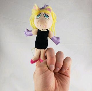 Starbucks Collectible Fingerpuppet 16 The Muppets: Miss Piggy 4.  5 "