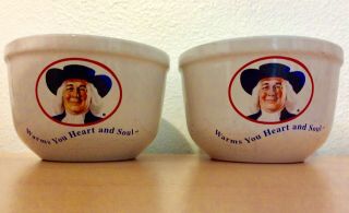 Set Of 2 Quaker Oat Collector Bowls From1999