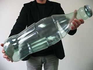 Plastic Coca Cola Bottle Giant Large Tall Big Coin Storage Piggy Bank Money Safe 3