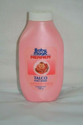 Vintage Baby Magic Baby Powder By Mennen Spanish Talco Para Bebes 100g Bottle