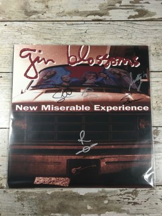 Gin Blossoms Miserable Experience Autographed Vinyl Lp Signed Auto