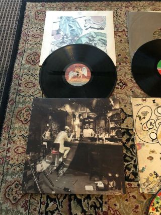 Led Zeppelin Records 5 Album Total 6 Vinyl Lp’s 2 3 4 In Thru The Out Door 6
