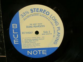 Duke Pearson ' The Right Touch ' LP Blue Note BSST 84267 Van Gelder 2
