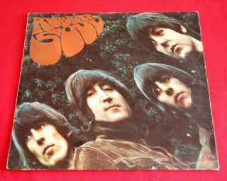 The Beatles - Rubber Soul - Rare 1969 Uk 2nd Pressing - " Stereo " - Ex