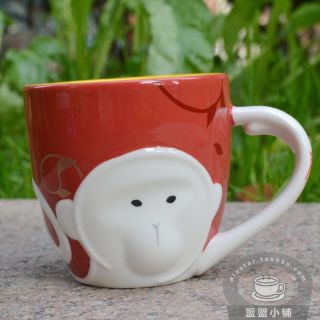 China 2016 Starbucks Chinese Year Monkey Limited Edition Zodiac Mug 12oz