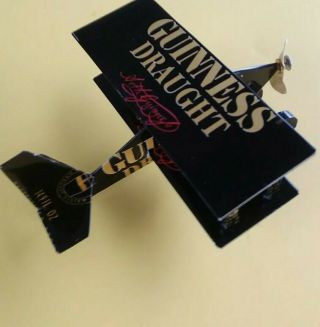 Guinness Draught Collectible Handmade Bi - Plane Made In 1999 Gdb - 42