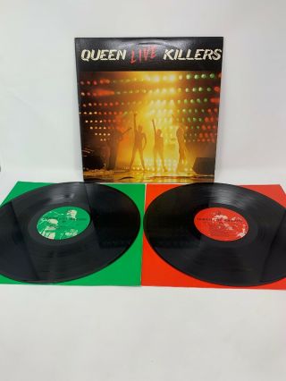 Queen Live Killers (1979) 2 X Vinyl,  Gate - Fold Lp Elektra Bb - 702 Vg,