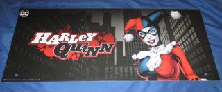 Spirit Halloween Store Exclusive Display Sign Harley Quinn Dc Comics/batman