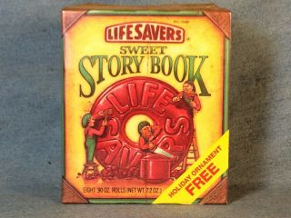 Vintage 1991 Life Savers Sweet Story Book Christmas Ornament
