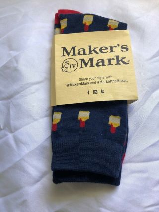 2018 Makers Mark Ambassador Bottle Print Socks