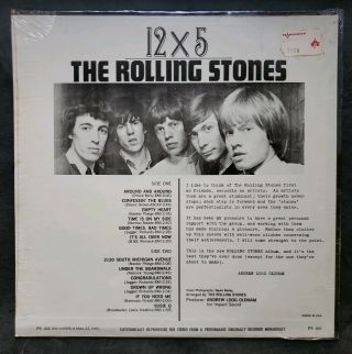 The Rolling Stones ‎– 12 X 5 -,  Vinyl Record - Rock Music - 1971 re 2