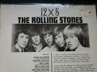 The Rolling Stones ‎– 12 X 5 -,  Vinyl Record - Rock Music - 1971 re 5