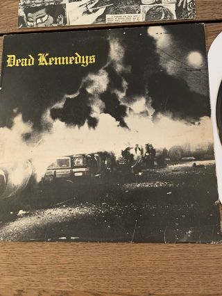 DEAD KENNEDYS Fresh Fruit For Rotting Vegetables IRS 70014 1981 & Poster 1st US 3