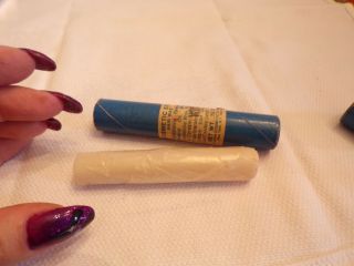 Vintage Make Up Cosmetic Stick Hair Wax White 3