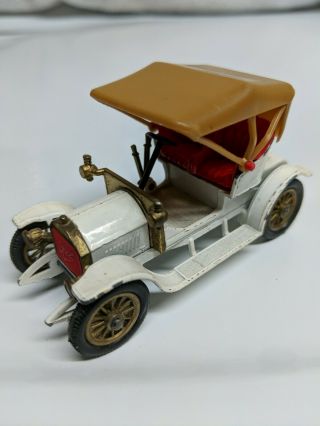Lesney Matchbox No.  Y - 4 1909 Opel Coupe Models Of Yesteryear White Made England
