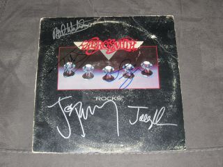Aerosmith " Rocks " 12 " Vinyl Lp Record Steven Tyler Joe Perry Cd