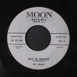 De Vaurs: Where Are You / Boy In Mexico 45 Vocal Groups