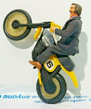 Tootsietoy 10 " Steel Dirt Bike Motorcycle Rubber Motocross Tires Scale Rc Garage