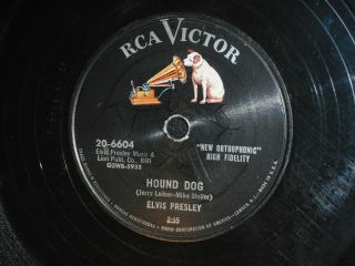 Elvis Presley 78 Rpm Record Hound Dog / Don 