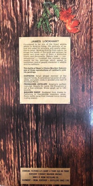 Vintage Jim Beam ' s Choice Collector ' s Edition Volume XI Antelope James Lockhart 2