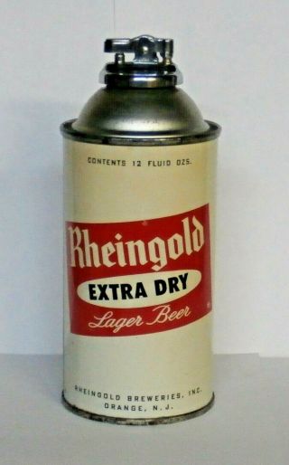 Rheingold Extra Dry Lager - Cone Top Beer Can Lighter - Orange,  Jersey