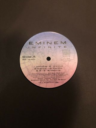 Eminem Infinite 1st Lp Vinyl Record Rare (web)