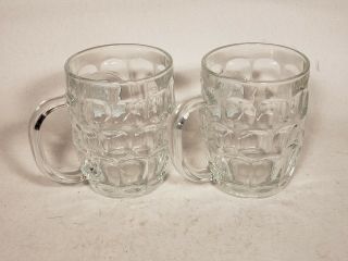 Coney Island Brewing Company Set of Two (2) 20 oz Glass Beer Mugs - 2