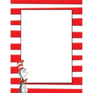 Dr.  Seuss The Cat In The Hat Computer Paper By Eureka