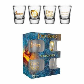 The Lord Of The Rings - Shot Glass Set (4 Pack) - Gift