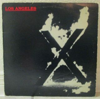 " X " Los Angeles 1980 Slash Records 1st Print Record - Rare & Punk Find