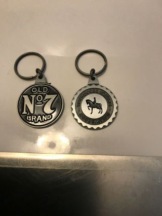 Old No 7 Tennessee Squire Association Key Chain - Jack Daniels
