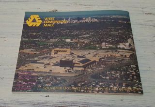 Vintage West Edmonton Mall Souvenir Booklet - Eighth Wonder of the World Canada 2