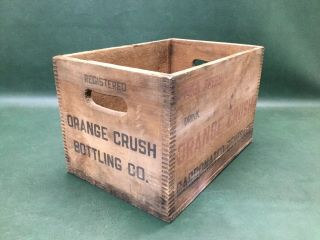 Vintage Orange Crush Bottling Co.  Wooden Crate Soda Pop